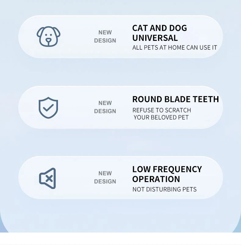 Electric Pet Grooming Trimmer – Quiet Waterproof Shaver for Dogs & Cats