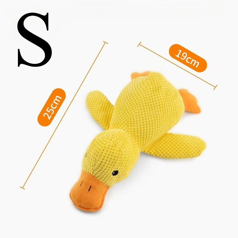 Quacking Duck Plush Dog Toy