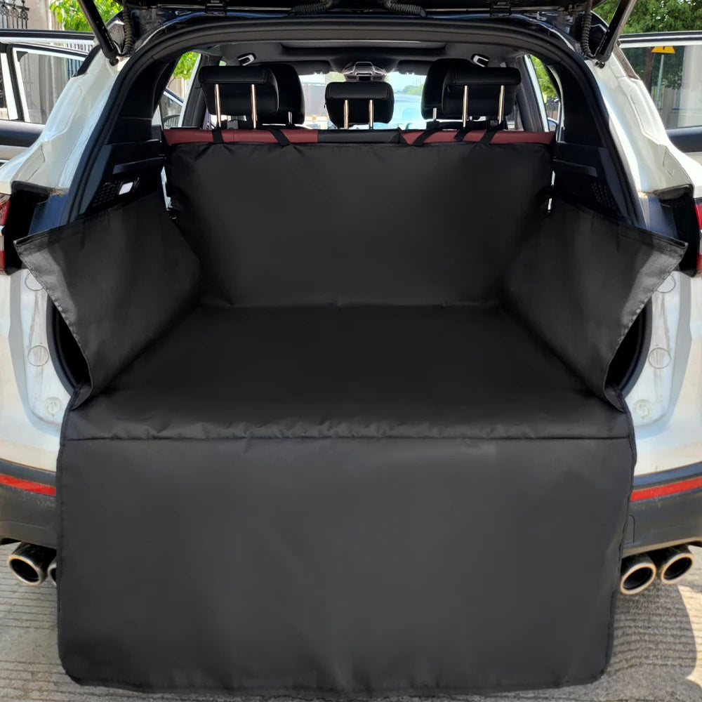 Waterproof Dog Car Seat Cover & Trunk Mat – Heavy Duty 600D Oxford