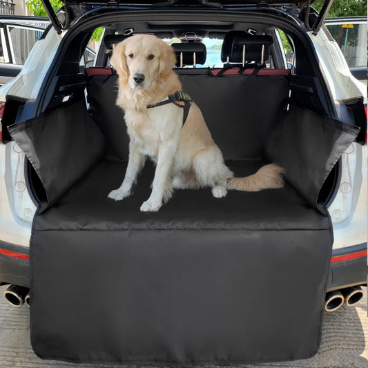 Waterproof Dog Car Seat Cover & Trunk Mat – Heavy Duty 600D Oxford