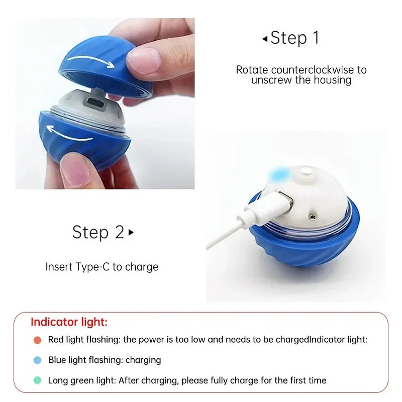 Automatic Rolling Dog Toy Ball
