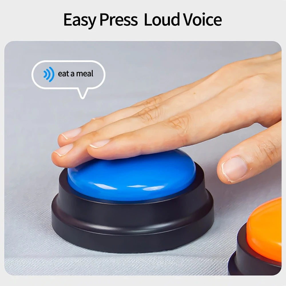 Recordable Dog Communication Buttons – Pet Training Buzzer Toy