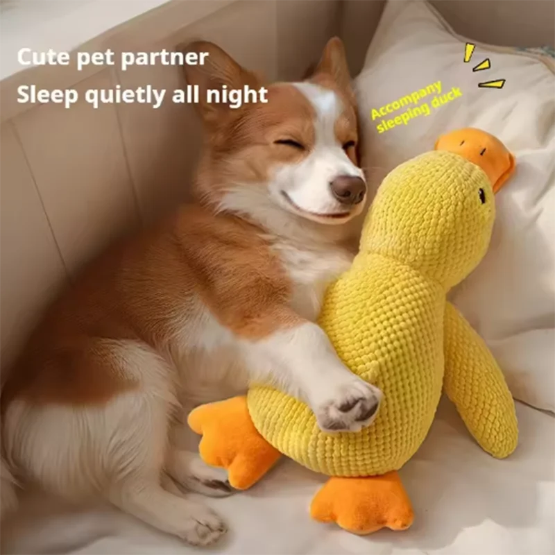 Quacking Duck Plush Dog Toy