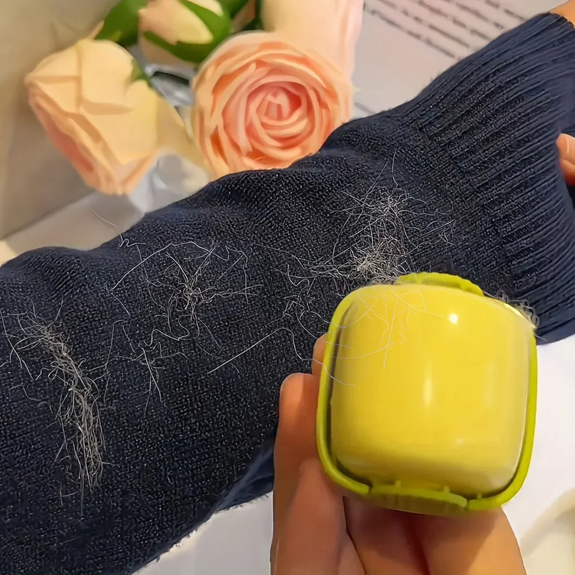 Washable Pet Hair Lint Roller – Reusable Fur Remover for Clothes & Furniture