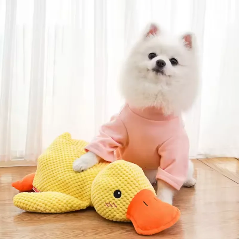 Quacking Duck Plush Dog Toy