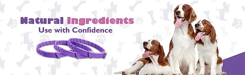 Calming Collar for Dogs & Cats | Natural Essential Oils | Anxiety & Stress Relief | Adjustable & Waterproof | 60-Day Wear