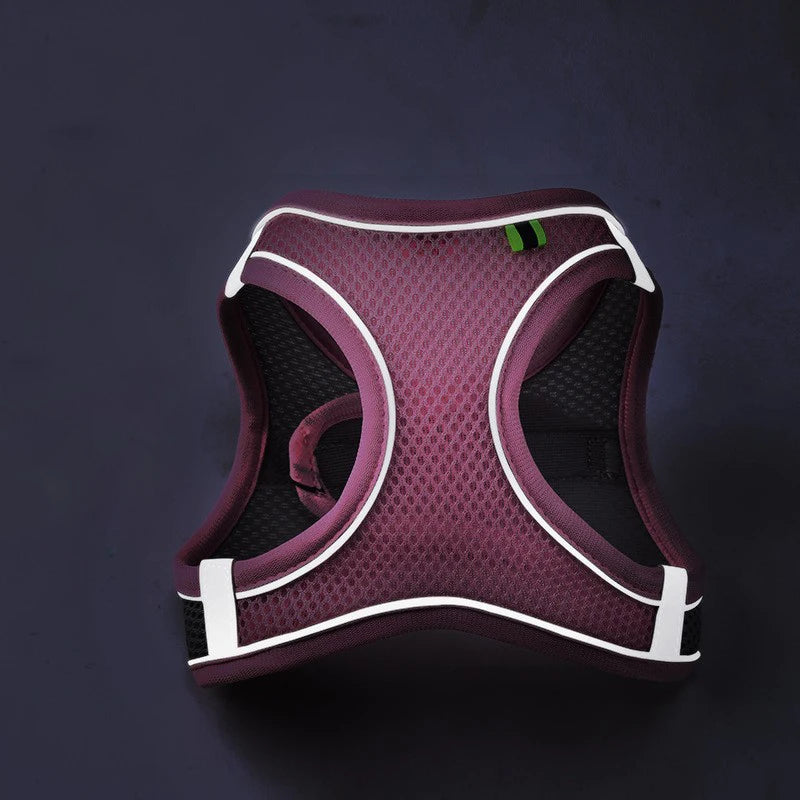 Reflective Adjustable Pet Harness – Breathable Vest for Small & Medium Dogs