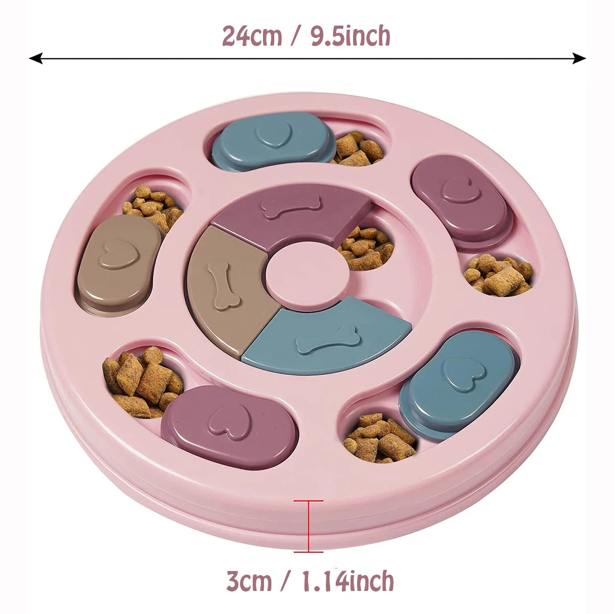 Interactive Slow Feeder Dog Bowl