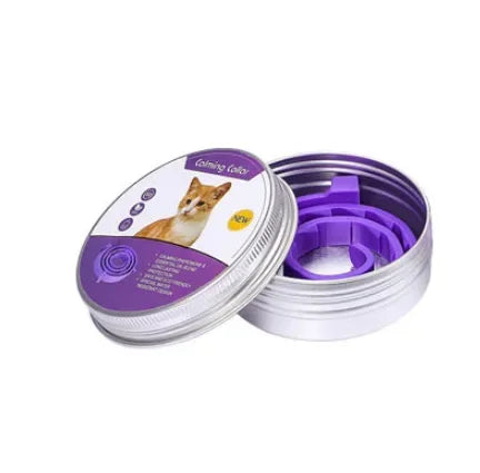 Calming Collar for Dogs & Cats | Natural Essential Oils | Anxiety & Stress Relief | Adjustable & Waterproof | 60-Day Wear