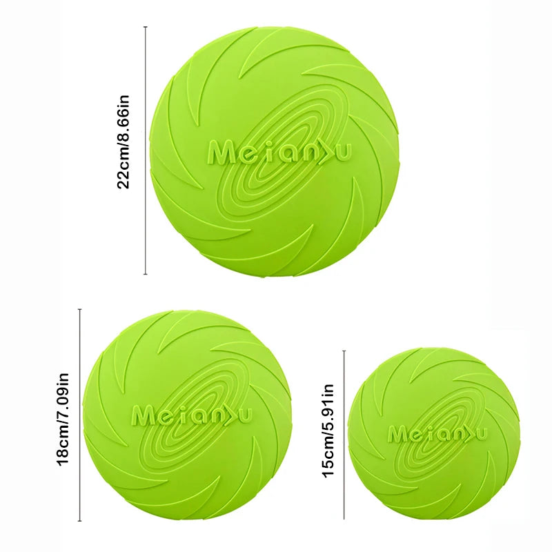 Silicone Flying Disc Dog Toy