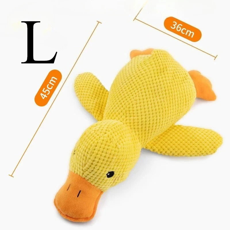 Quacking Duck Plush Dog Toy