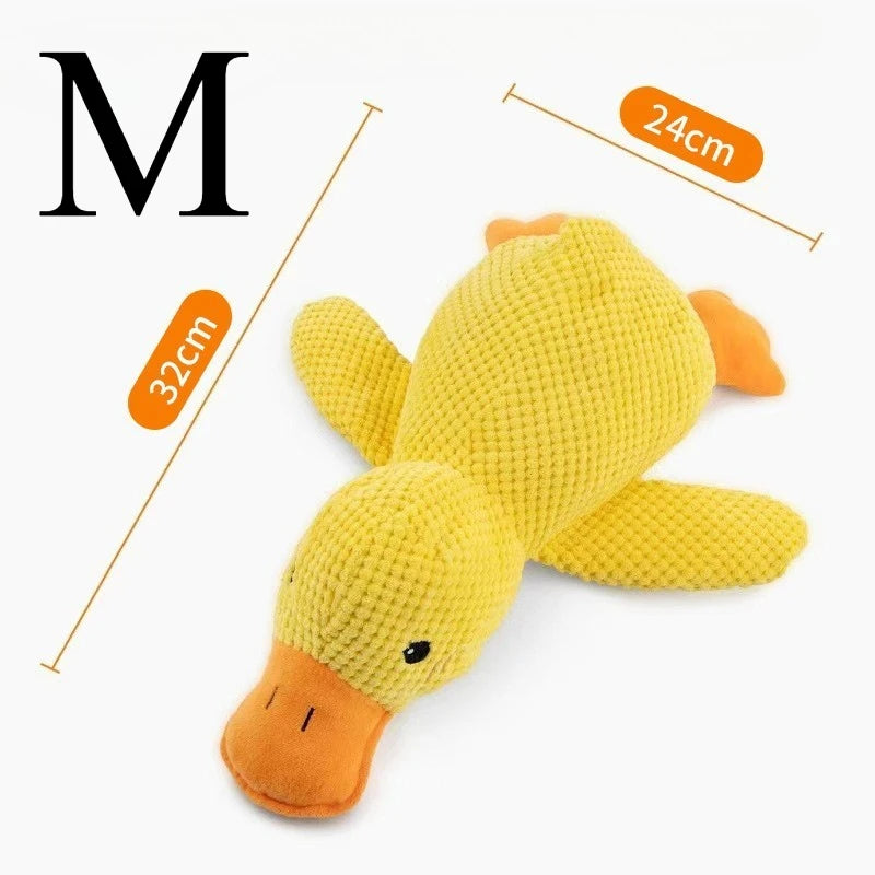 Quacking Duck Plush Dog Toy