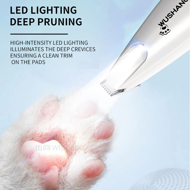 Electric Pet Grooming Trimmer – Quiet Waterproof Shaver for Dogs & Cats