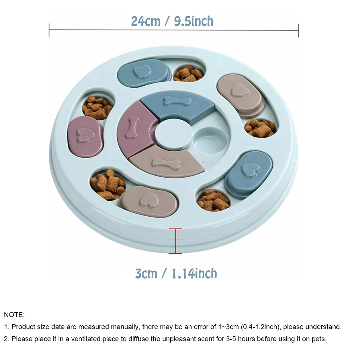 Interactive Slow Feeder Dog Bowl